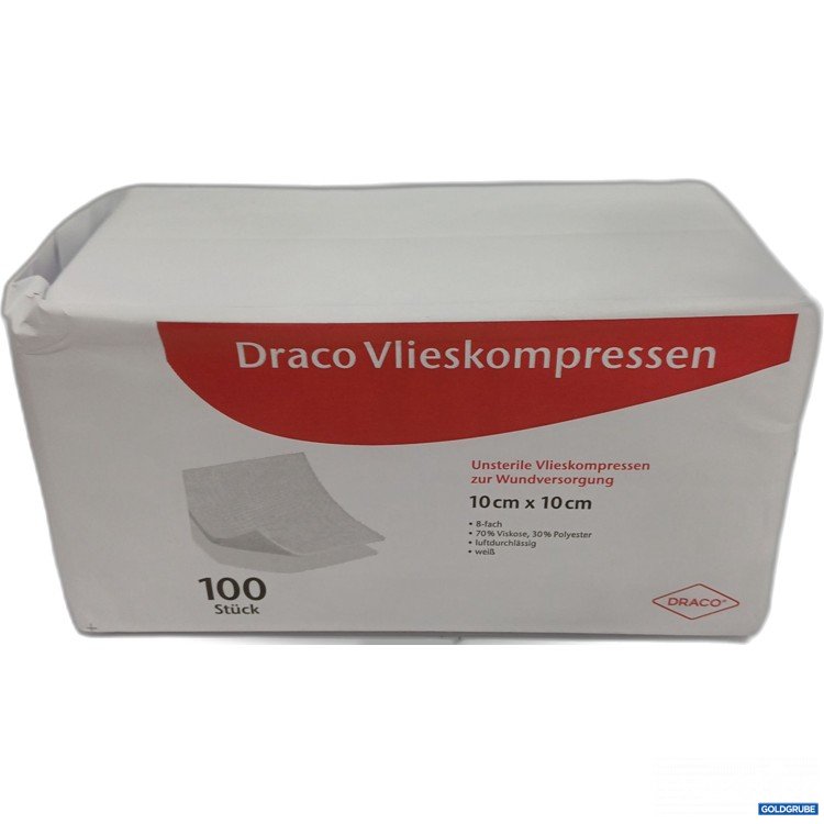 Artikel Nr. 446939 Artikel Nr. 446939: Draco Vlieskompressen 10x10cm, 100Stk