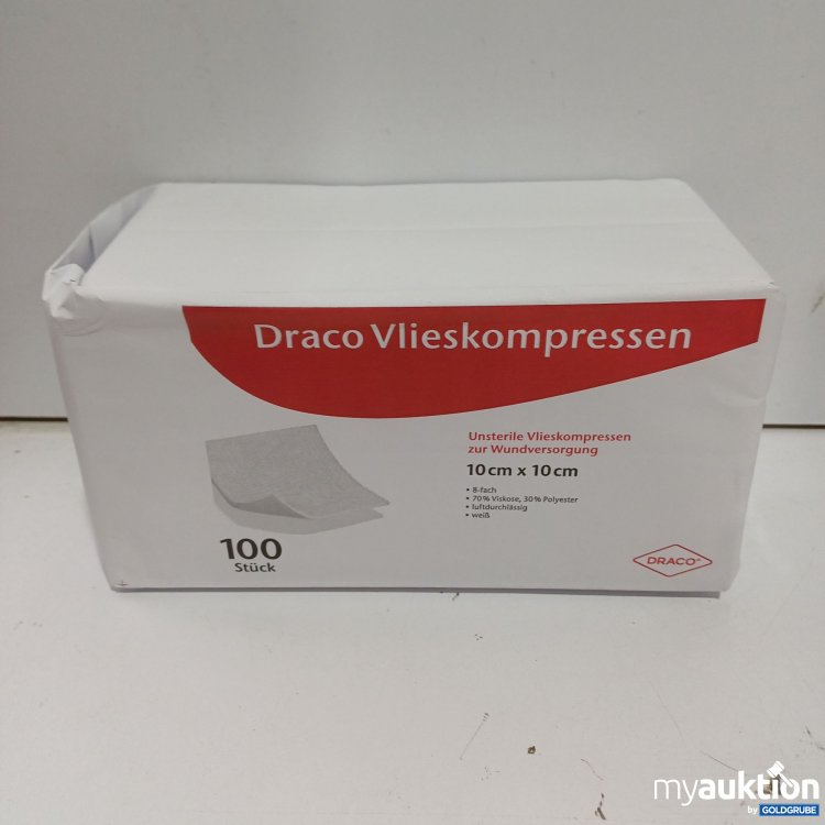 Artikel Nr. 446939 Artikel Nr. 446939: Draco Vlieskompressen 10x10cm, 100Stk