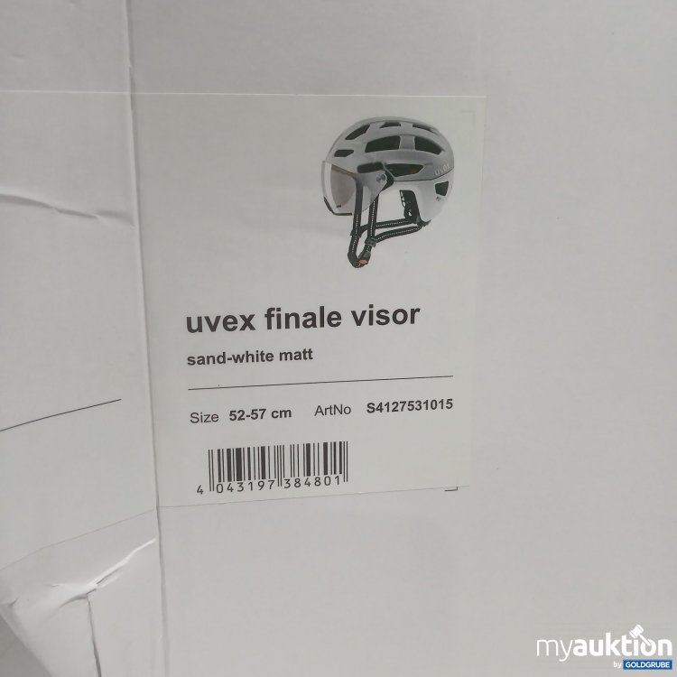 Artikel Nr. 468939 Artikel Nr. 468939: uvex finale visor Fahrradhelm sand-white matt 52-57 cm