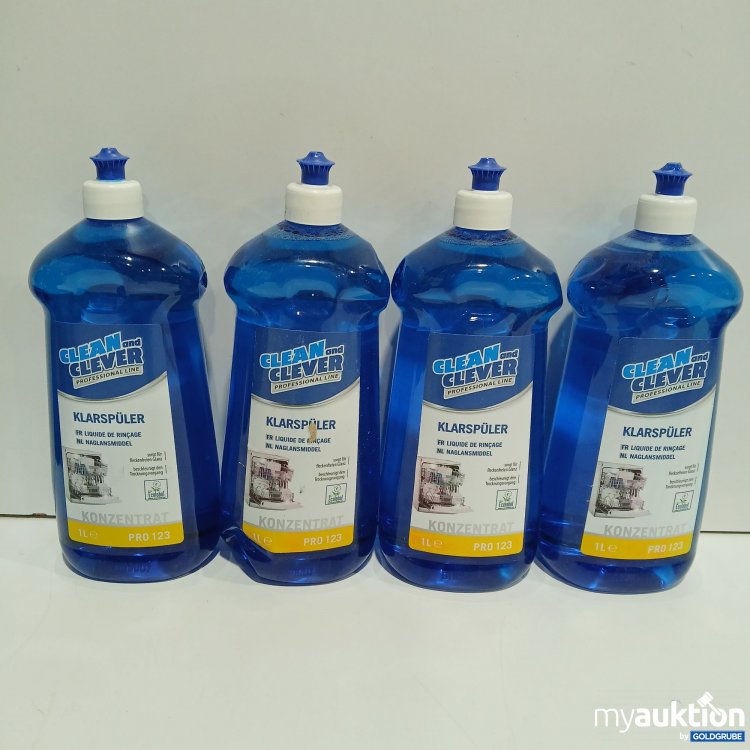 Artikel Nr. 891939: Clean and Clever Klarspüler 4×1l