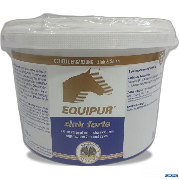 Artikel Nr. 973939 Artikel Nr. 973939: EQUIPUR zink forte Ergänzungsfuttermittel 3kg