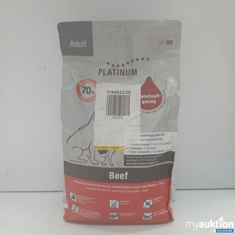 Artikel Nr. 997939: Platinum Adult Hundefutter Beef 5kg