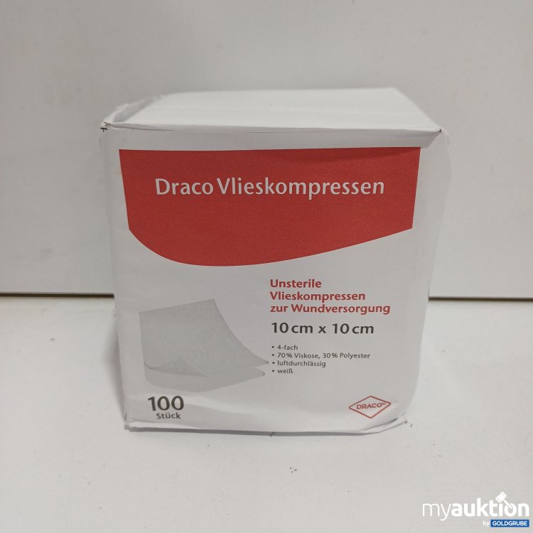 Artikel Nr. 446940 Artikel Nr. 446940: Draco Vlieskompressen 10x10cm, 100Stk