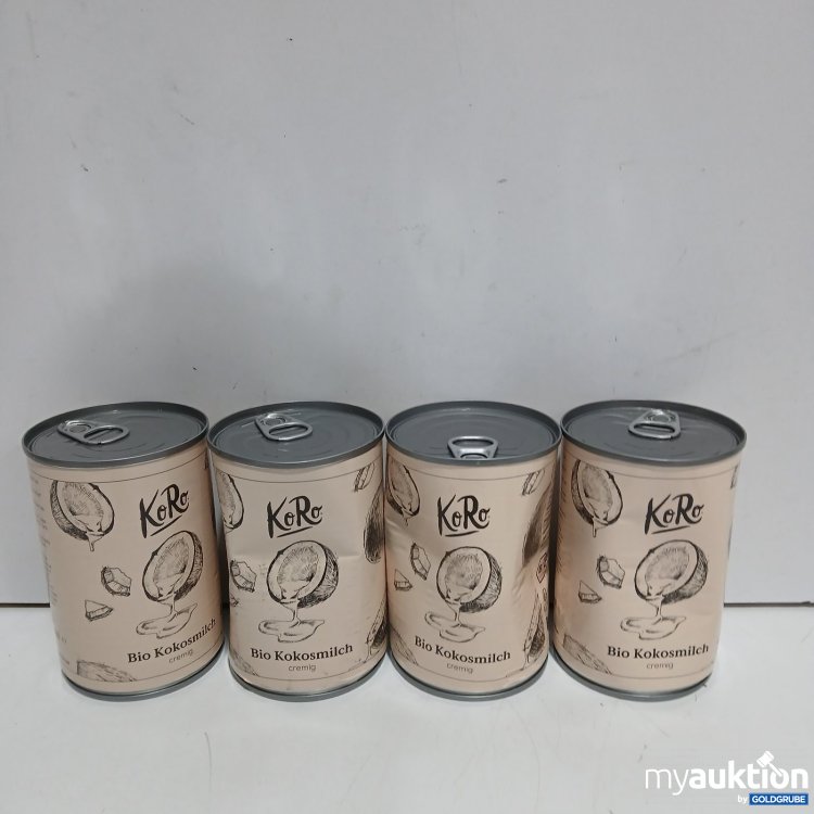 Artikel Nr. 478940: 4x400ml KoRo Bio Kokosmilch cremig