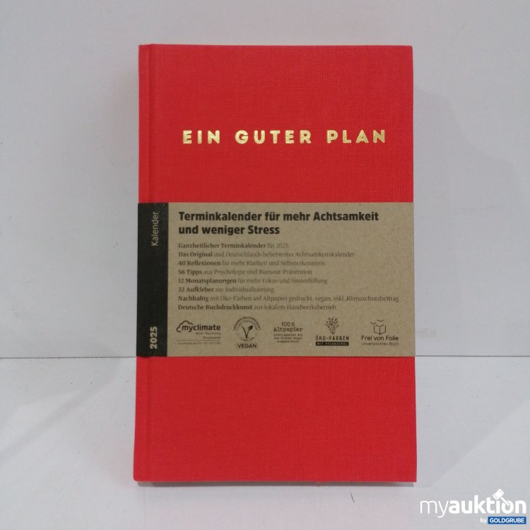 Artikel Nr. 859940 Artikel Nr. 859940: Ein guter Verlag, ein guter Plan Terminkalender Achtsamkeit und weniger Stress 2025