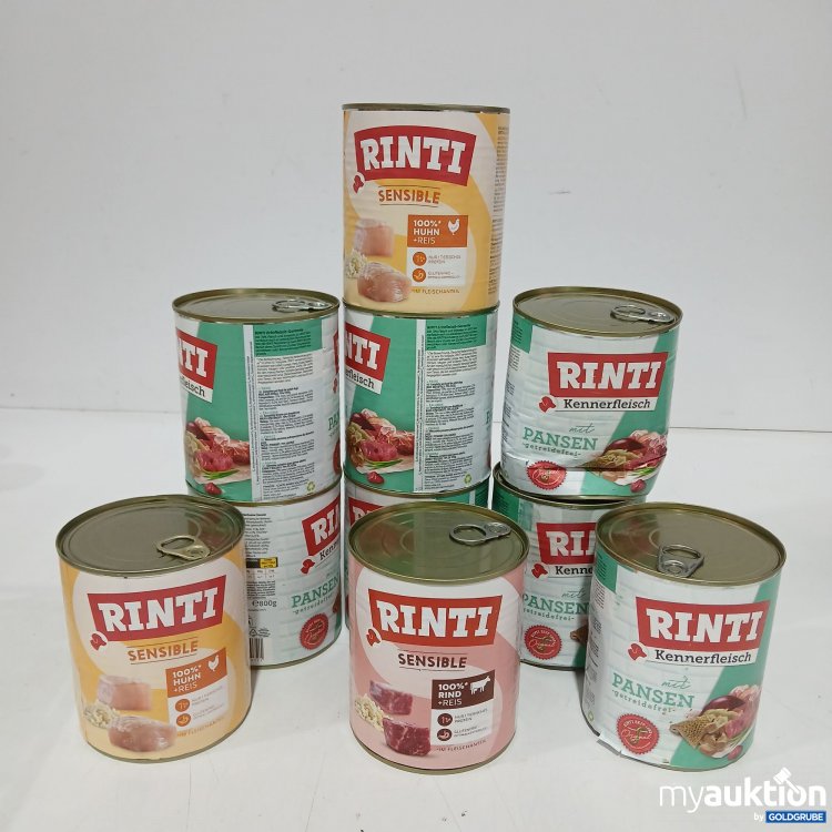 Artikel Nr. 889940: Rinti Hundefutter diverse Sorten 10x 800g 
