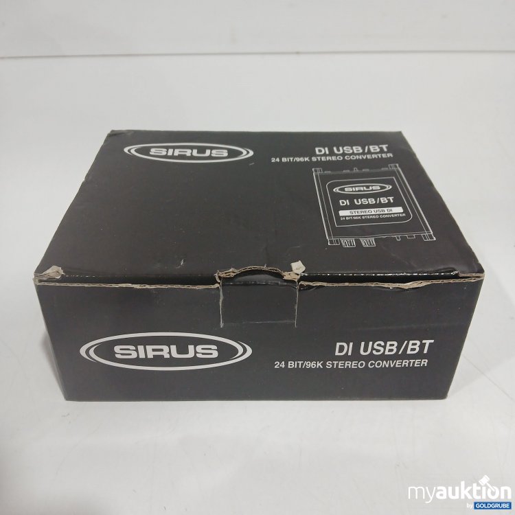 Artikel Nr. 893940: Sirus DI USB/BT 14Bit/96K Stereo Converter 