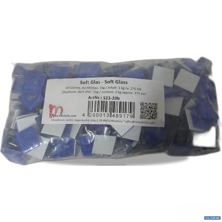 Artikel Nr. 917940: Mosaikstein Soft Glass 20x20mm 1kg