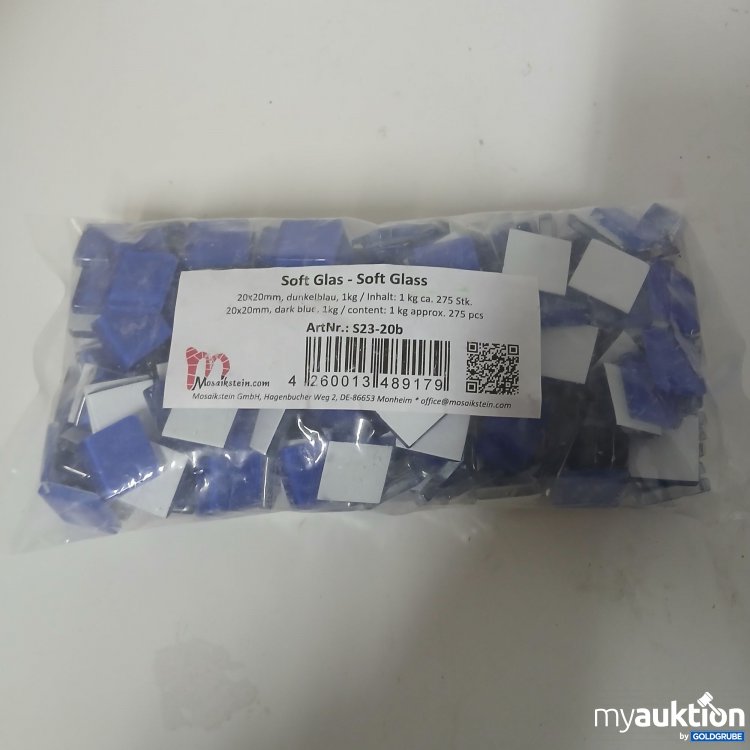 Artikel Nr. 917940: Mosaikstein Soft Glass 20x20mm 1kg