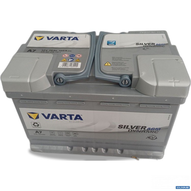 Artikel Nr. 968940: VARTA A7 12V 70Ah 760A SILVER AGM DYNAMIC