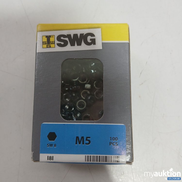 Artikel Nr. 982940: SWG PRO Muttern M5 100stk sw8 317520