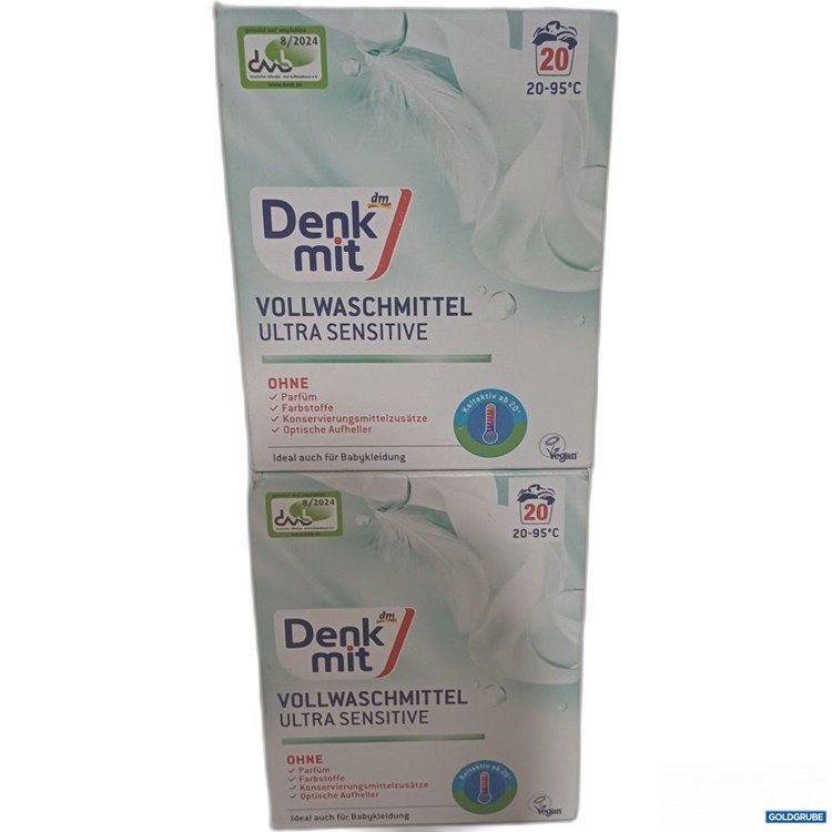 Artikel Nr. 987940 Artikel Nr. 987940: Denk mit! Vollwaschmittel Ultra Sensitive 20 Waschladungen 2x1,35kg