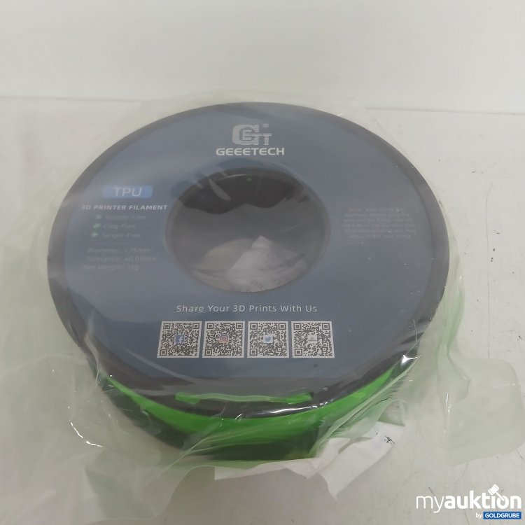 Artikel Nr. 397941 Artikel Nr. 397941: Geeetech TPU 3D Printer Filament 1.75mm 1kg