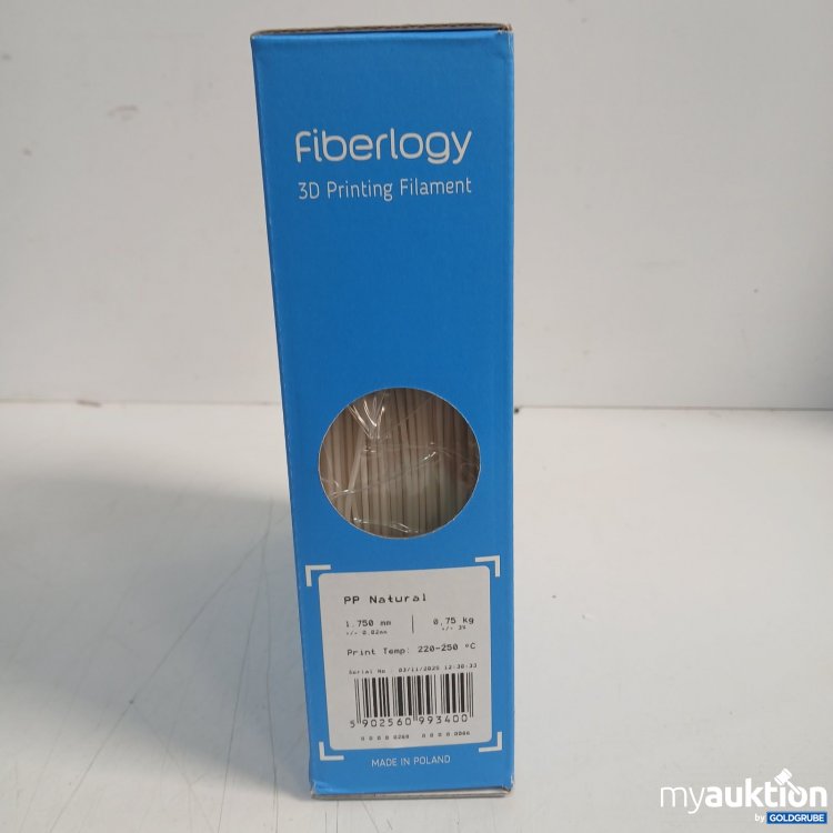 Artikel Nr. 466941 Artikel Nr. 466941: fiberlogy 3D Printing Filament PP Natural 0,75 kg