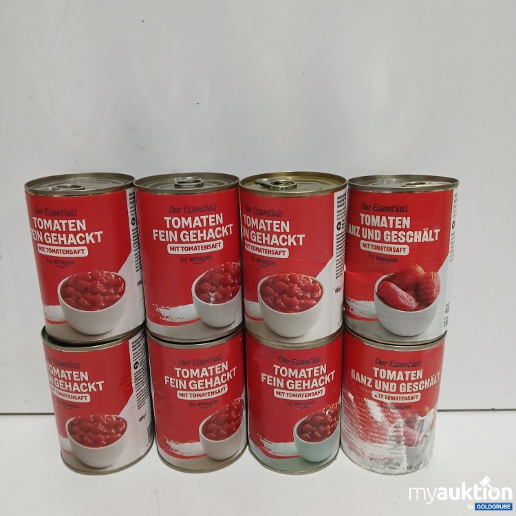 Artikel Nr. 478941: 8x400g Our Essentials Tomaten fein gehackt und ganz geschält