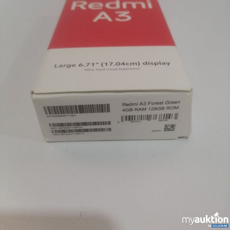 Artikel Nr. 782941 Artikel Nr. 782941: Redmi A3 Forest Green 4GB RAM 128GB ROM