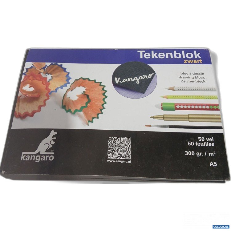Artikel Nr. 887941 Artikel Nr. 887941: Kangaro Tekenblock zwart A5