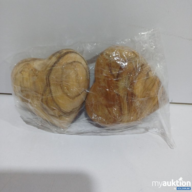 Artikel Nr. 898941 Artikel Nr. 898941: Stilux Handschmeichler, Olivenholz, Herz, ca.7cm, 2Stk