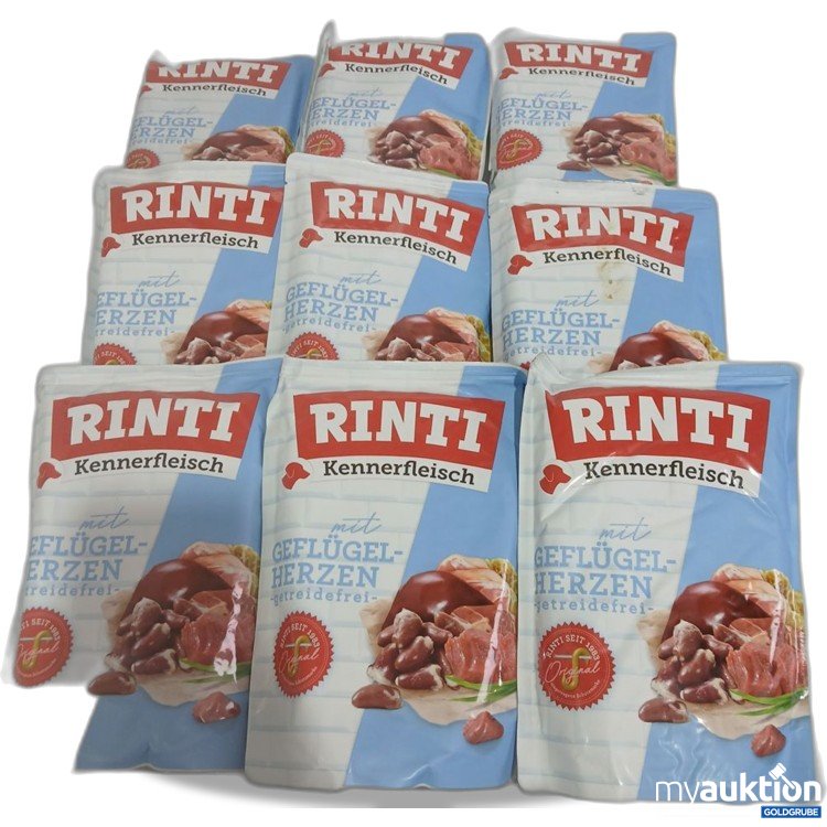 Artikel Nr. 973941: RINTI Kennerfleisch mit Geflügelherzen je400g