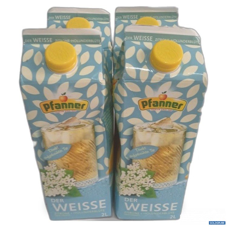 Artikel Nr. 461942: Pfanner der Weisse Zitrone+Holunderblüte 4x2L