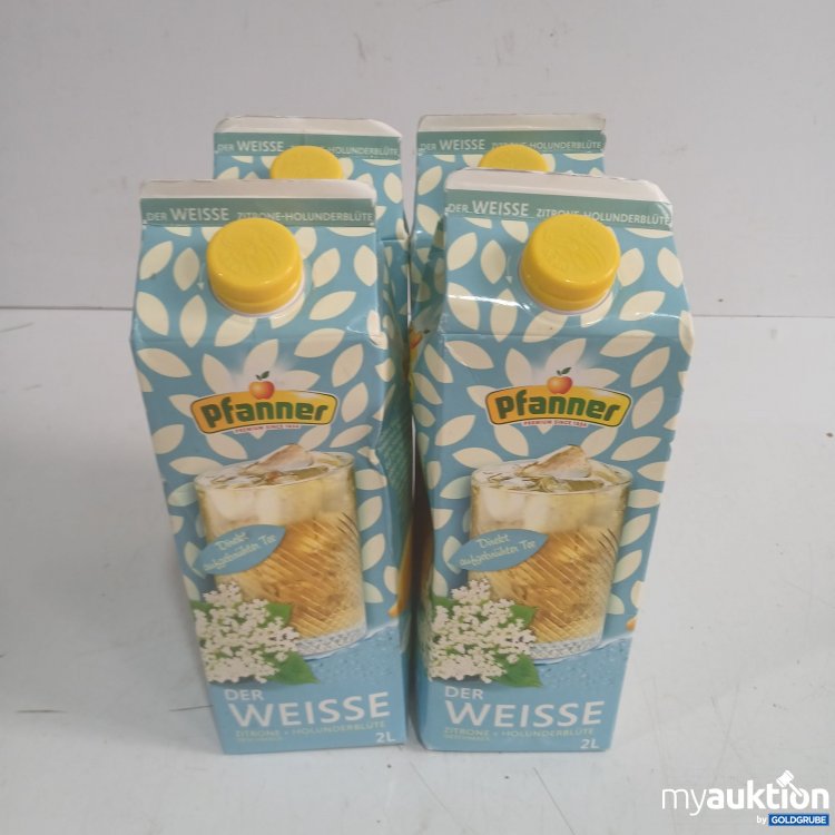 Artikel Nr. 461942: Pfanner der Weisse Zitrone+Holunderblüte 4x2L
