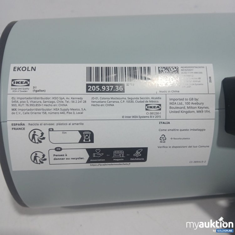 Artikel Nr. 872942 Artikel Nr. 872942: Ikea Badezimmer Eimer 205.937.36