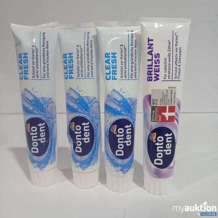 Artikel Nr. 885942: Diverse donto dent Zahnpasta 4x125ml 