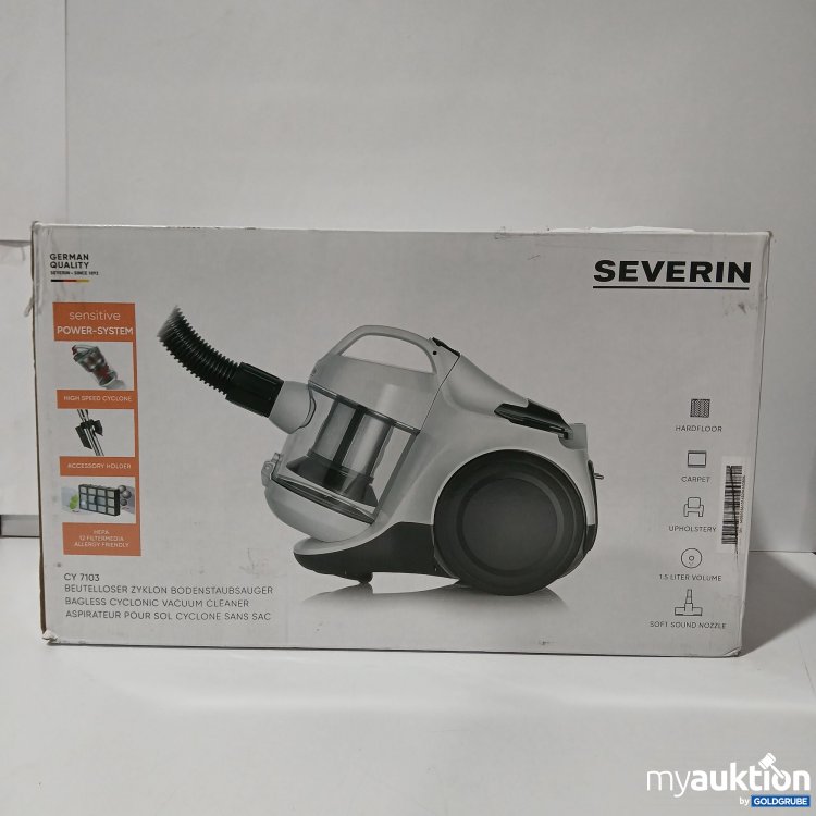 Artikel Nr. 904942: Severin CY 7103 Beutelloser Zyklon Bodenstaubsauger 