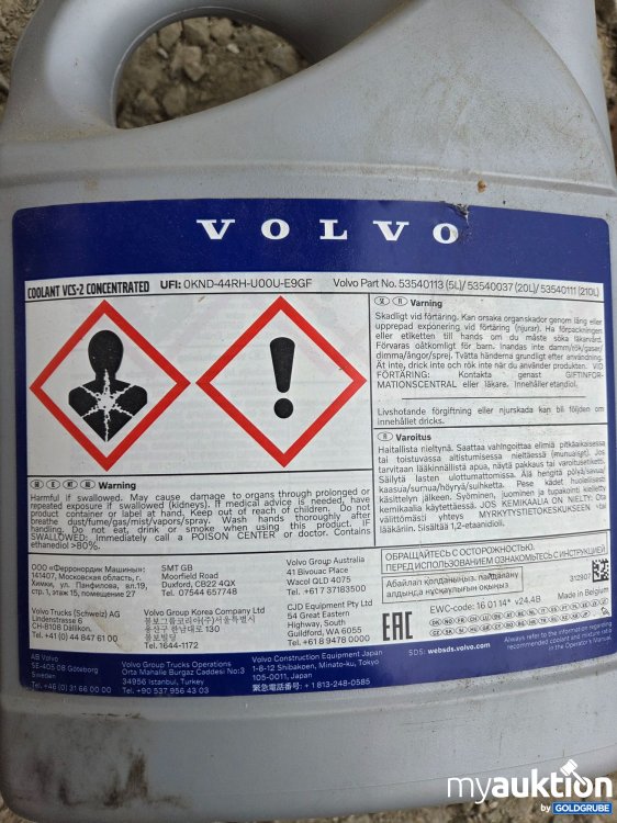 Artikel Nr. 926942 Artikel Nr. 926942: Volvo Kühlflüssigkeit