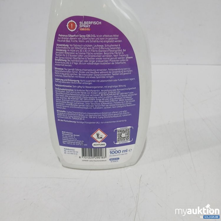 Artikel Nr. 985942: patronus Silberfisch Spray 1000ml