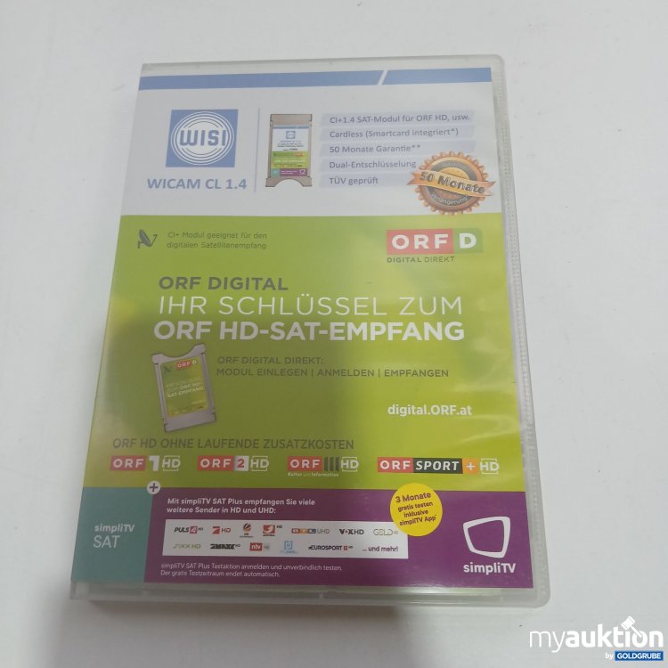 Artikel Nr. 398943 Artikel Nr. 398943: Wisi ORF Digital Schlüssel zum ORF HD-SAT-Empfang