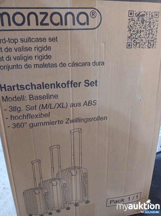 Artikel Nr. 442943: Monzana Hartschalenkoffer Set 3tlg (M/L/XL)