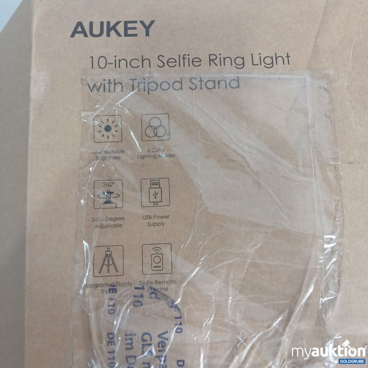 Artikel Nr. 444943: Aukey 10-Zoll Selfie Ring Licht 