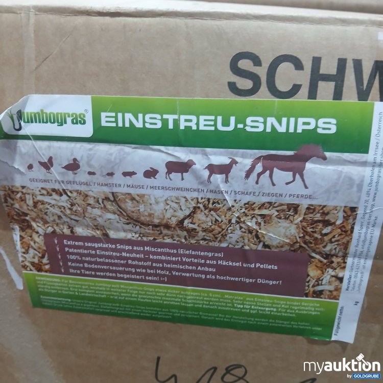Artikel Nr. 467943 Artikel Nr. 467943: Jumbogras Einstreu-Snips ca 20 kg