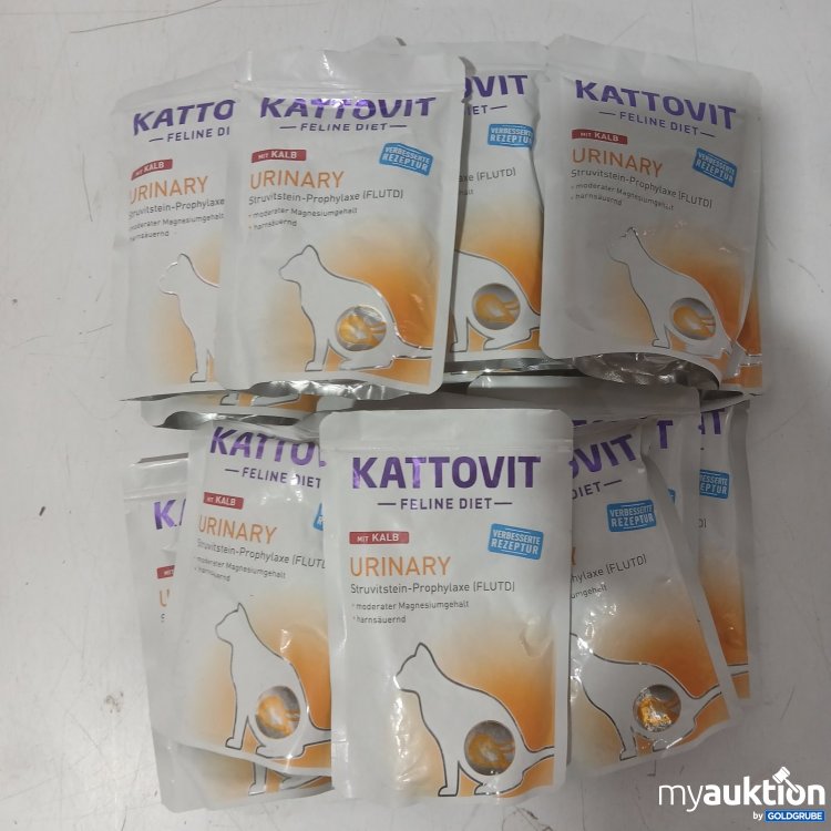 Artikel Nr. 471943 Artikel Nr. 471943: Kattovit Feline Diet Urinary mit Kalb 17 x 85 g