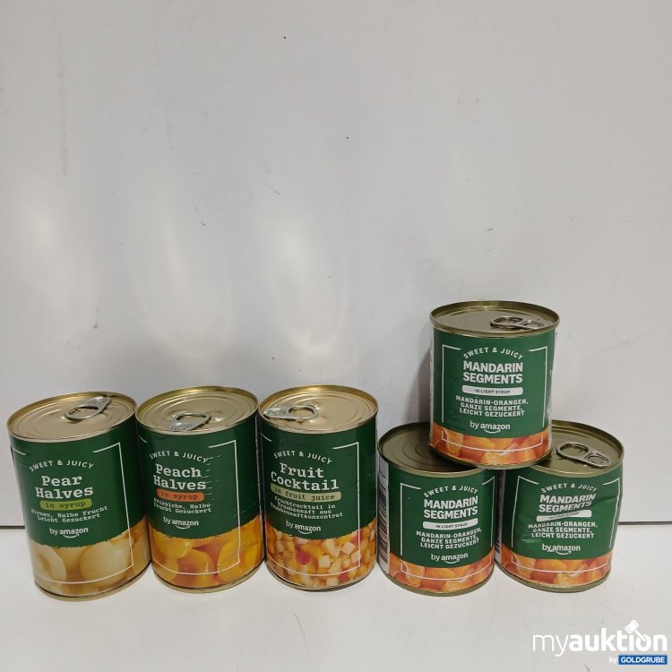 Artikel Nr. 478943: 6x Diverse Frucht Konserven 240g und 312g