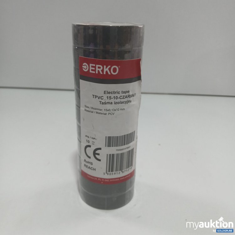 Artikel Nr. 853943 Artikel Nr. 853943: Erko Electric Tape 15x0,13x10mm 10 Stück