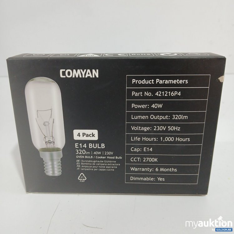 Artikel Nr. 861943: Comyan E14 Bulb 4Pack 