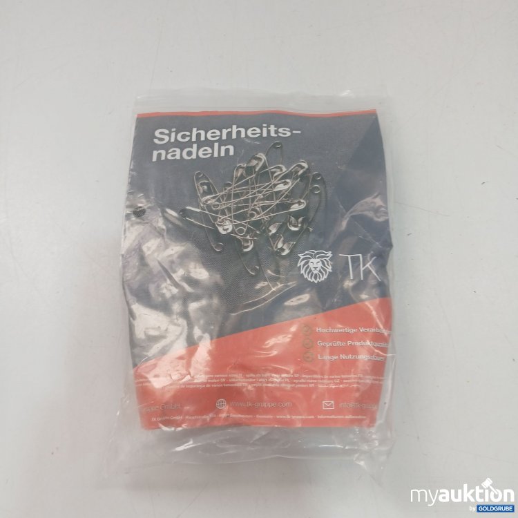 Artikel Nr. 873943 Artikel Nr. 873943: TK Sicherheitsnadeln