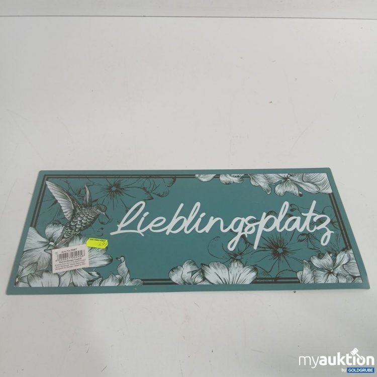 Artikel Nr. 919943: Lieblingsplatz Dekoschild ca. 40x18cm
