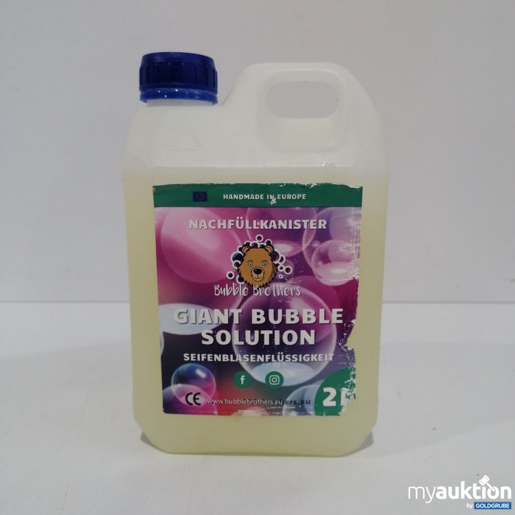 Artikel Nr. 850944: Bubble Brothers Giant Bubble Solution Seifenblasenflüssigkeit 2L