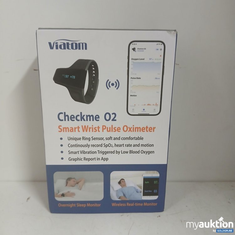 Artikel Nr. 874944: Viatom Checkme O2 Smart Wrist Pulse Oximeter