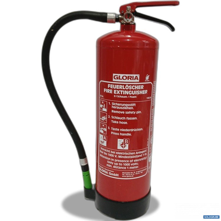 Artikel Nr. 896944: Gloria Feuerlöscher 6l Schaum 