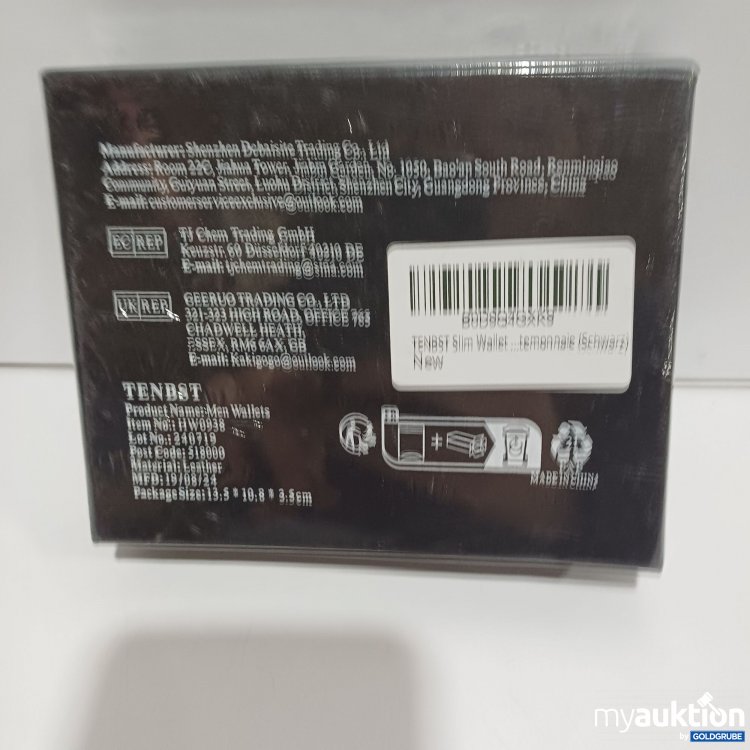 Artikel Nr. 898944: TENBST Slim Wallet, schwarz