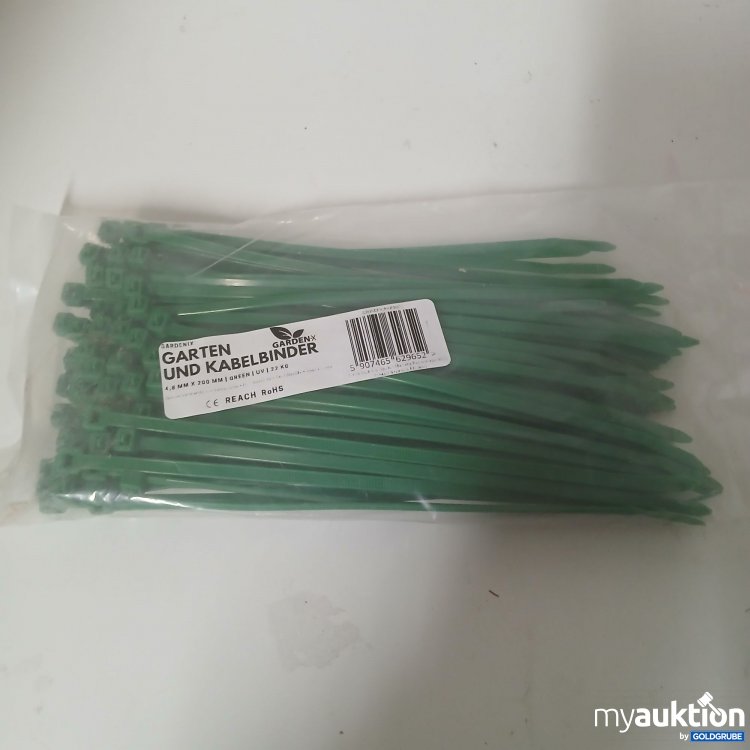 Artikel Nr. 917944: Garden-X Garden Kabelbinder 4,8mm x200mm