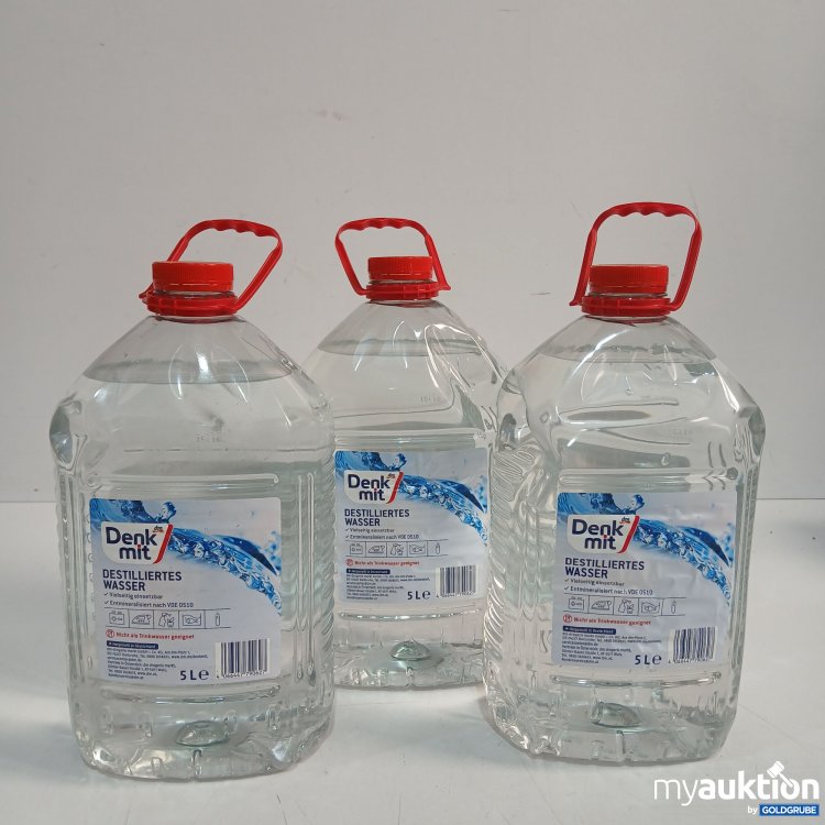 Artikel Nr. 953944 Artikel Nr. 953944: Denk mit Destilliertes Wasser 3x5L