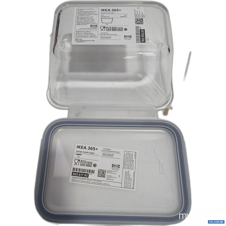 Artikel Nr. 963944: IKEA Desing Sarah Fager deckel 503.617.92 + Schüssel Glas  703.592.03 21x15x11