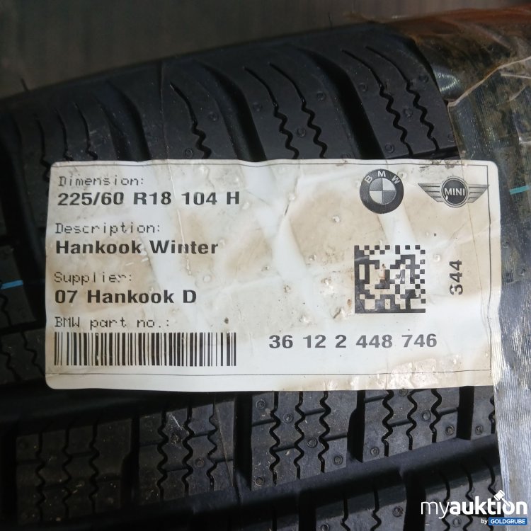 Artikel Nr. 443945: Hankook Winter-Reifen 225/06R18 104H auf BMW Alufelge 7×18 618 G0X, BMW Assy 5 B31 503