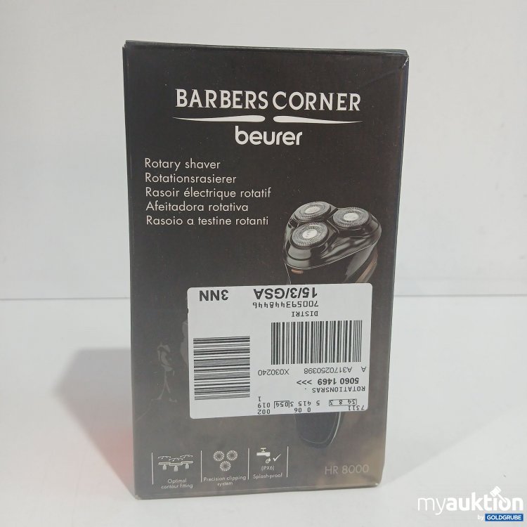 Artikel Nr. 857945 Artikel Nr. 857945: Beurer Barbers Corner Rotationsrasierer HR8000