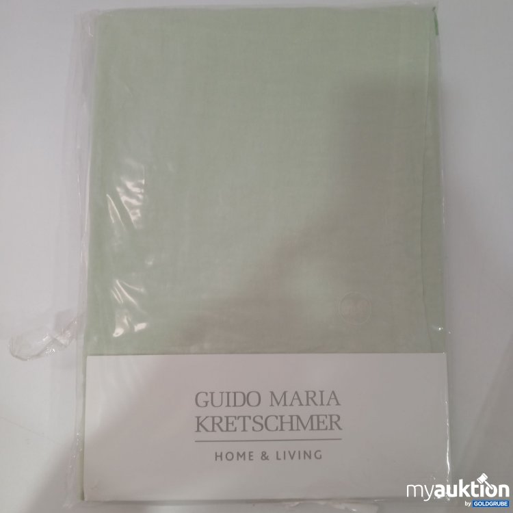 Artikel Nr. 911945: Guido Maria Kretschmer Leinen Tischdecke Hellgrün 150×200cm